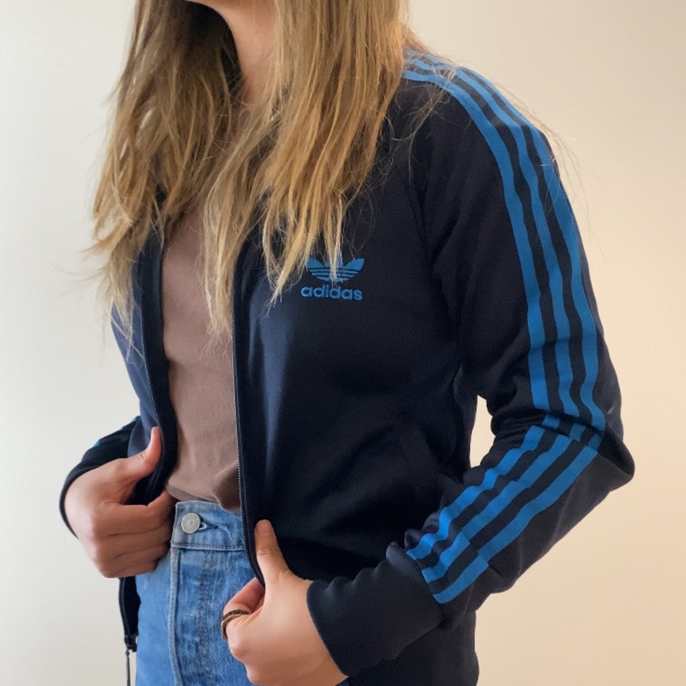 Addidas track zip up